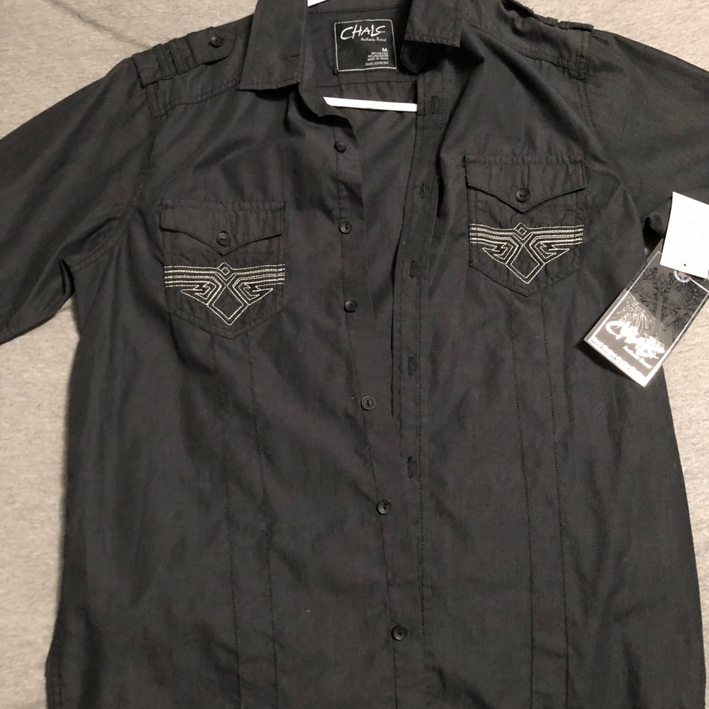 Chalc short sleeve button down